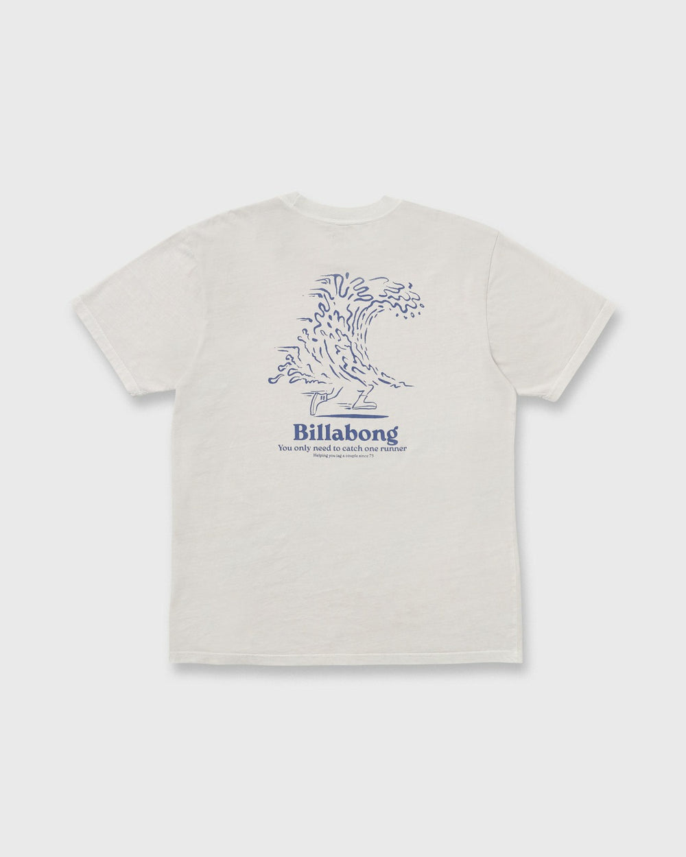 Catch One Premium Wave Wash Tee - Silver