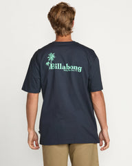 Checking In Regular Tee - Aged Indigo