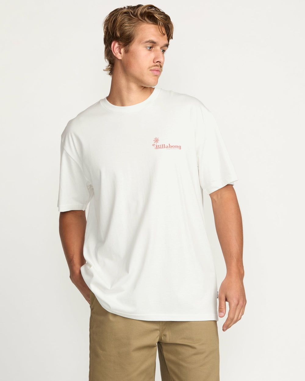 Checking In Regular Tee - Off White