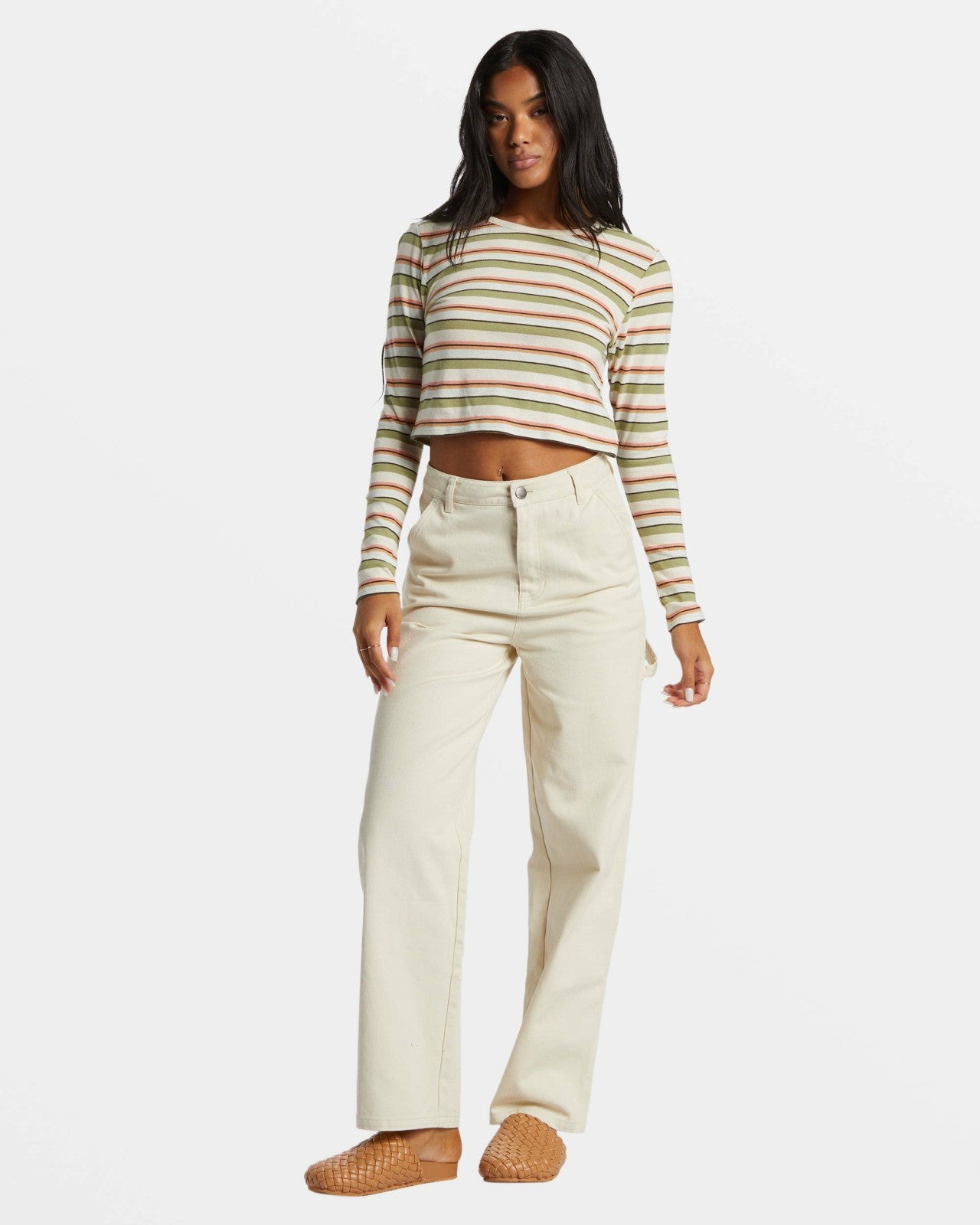 Collet Carpenter Denim Pant - White Cap