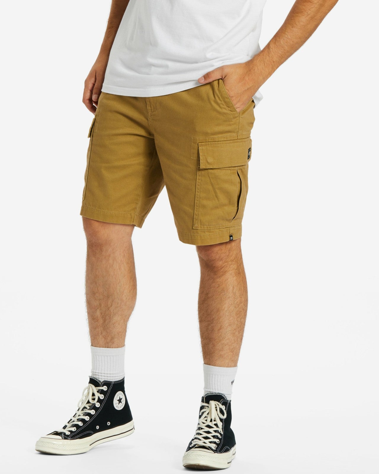 Combat Cargo 21" Shorts - Light Khaki