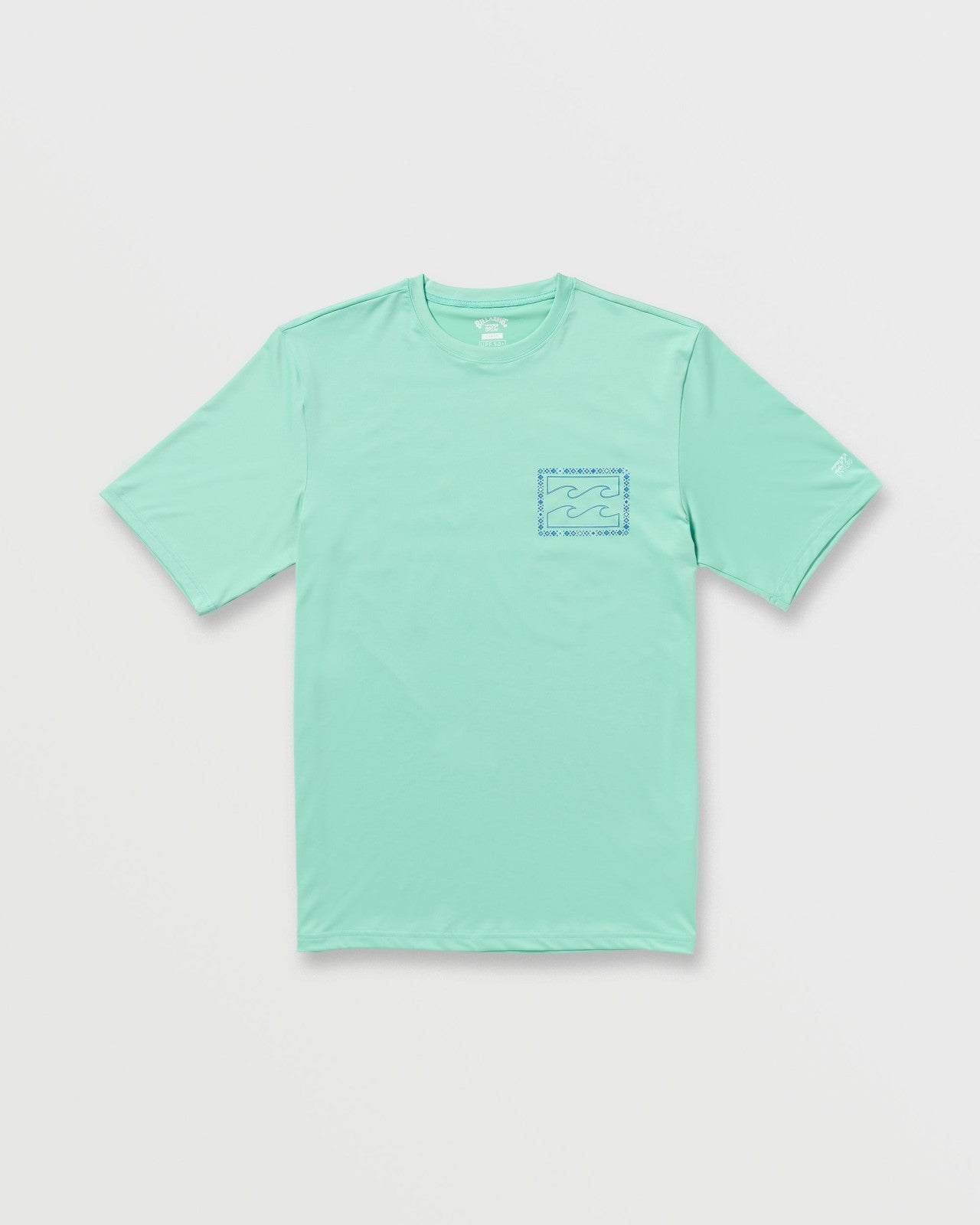 Crayon Wave Loose Fit Short Sleeve Surf Tee - Bermuda
