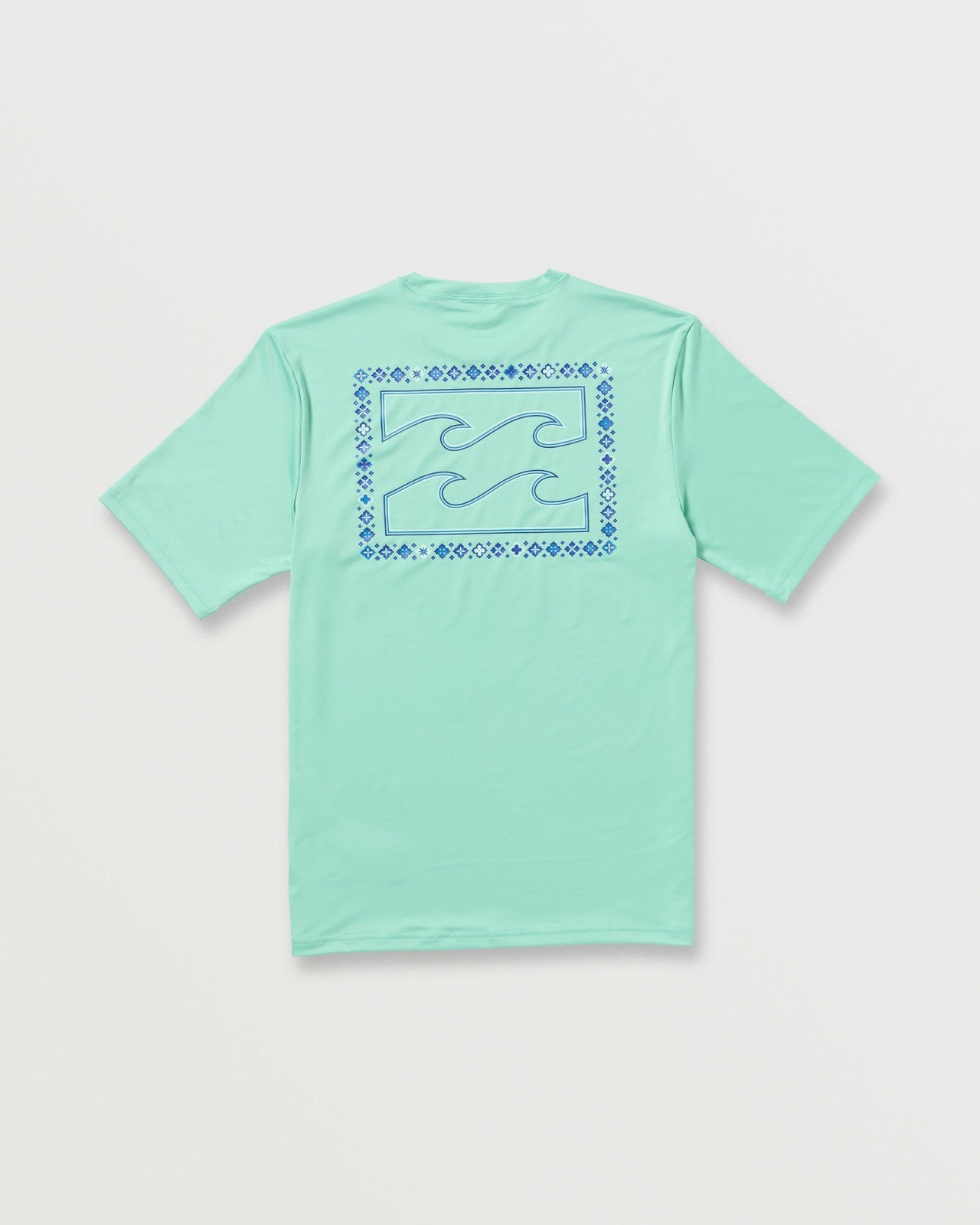 Crayon Wave Loose Fit Short Sleeve Surf Tee - Bermuda