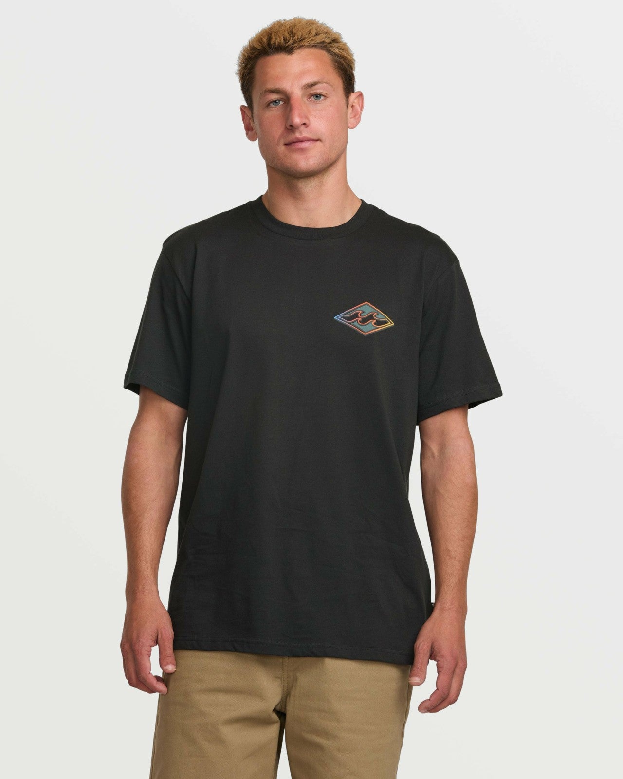 Crayon Wave Premium Tee - Dark Navy