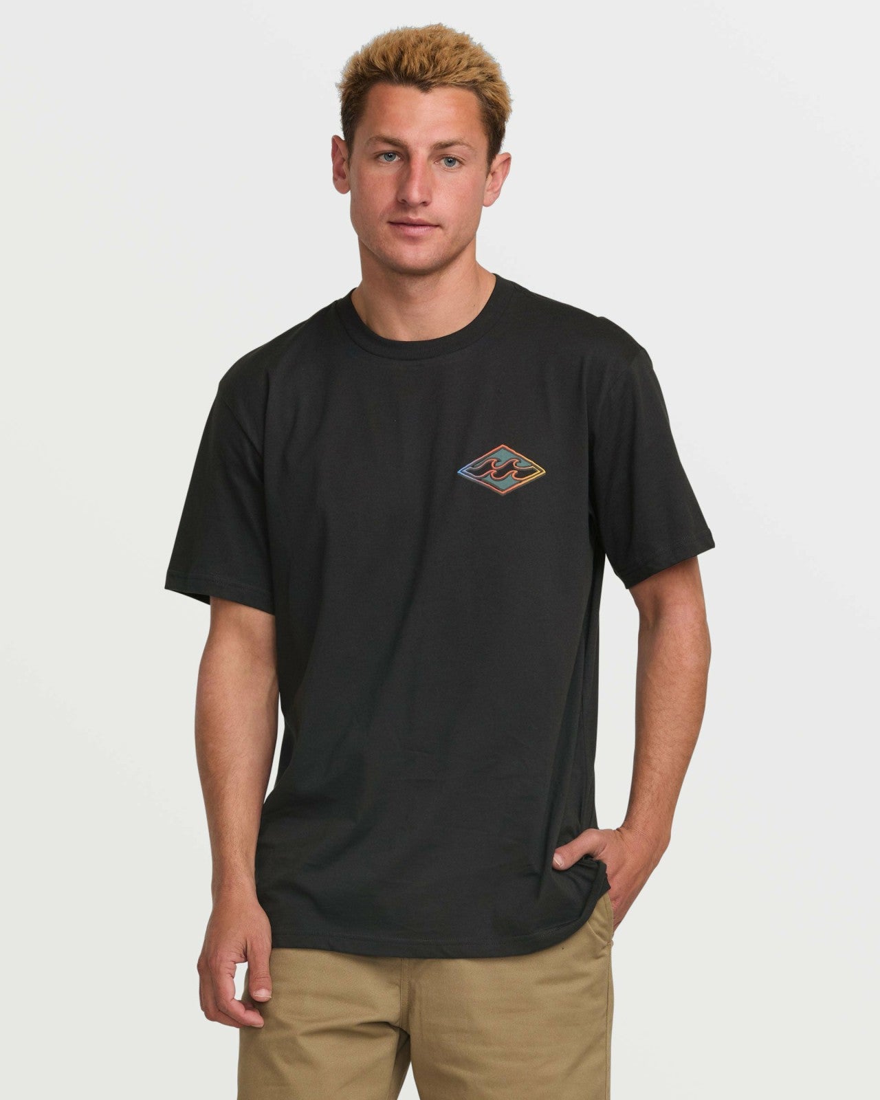 Crayon Wave Premium Tee - Dark Navy