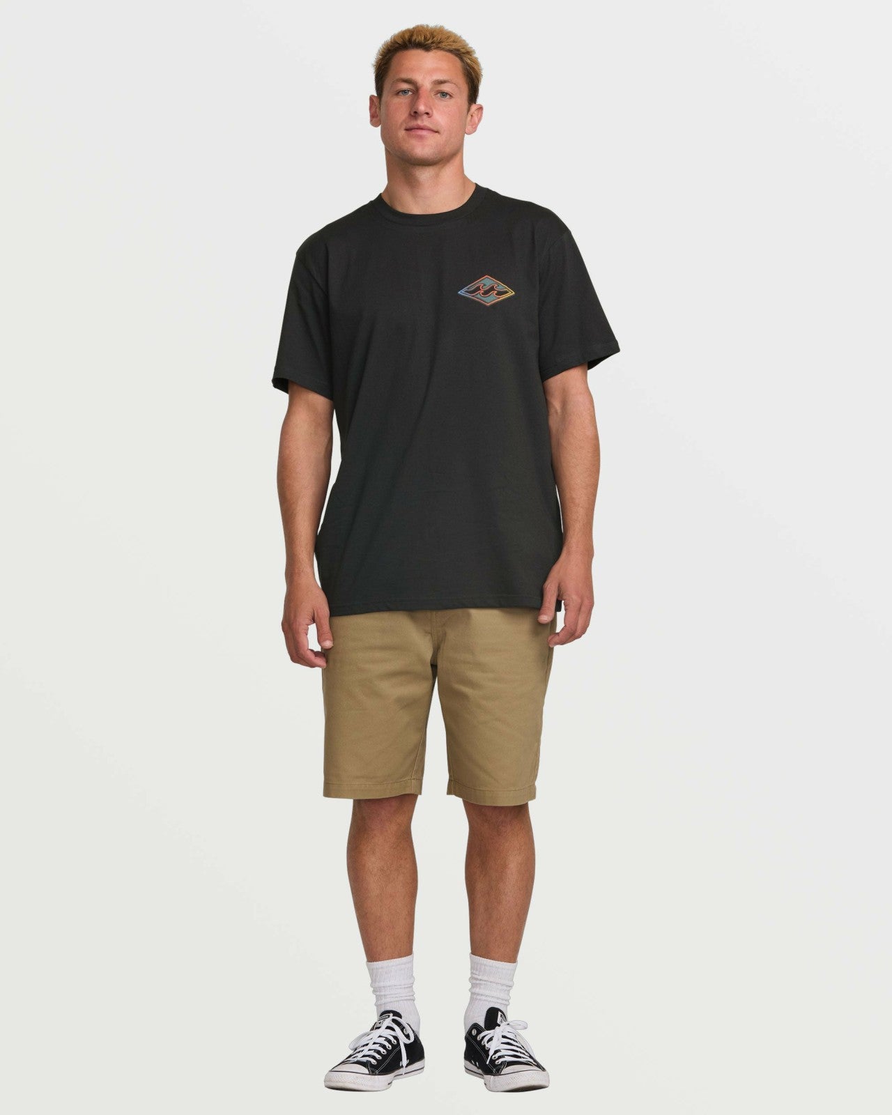 Crayon Wave Premium Tee - Dark Navy