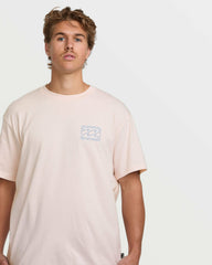 Crayon Wave Premium Tee - Light Pink