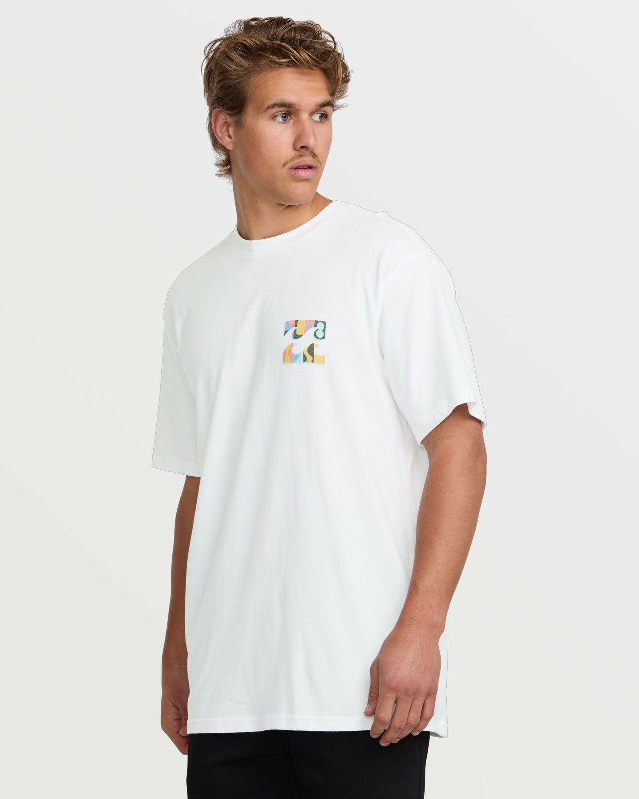 Crayon Wave Premium Tee - White