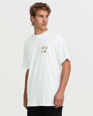 Crayon Wave Premium Tee - White