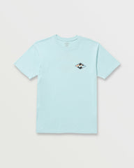 Crayon Wave Premium Tee - Coastal Blue