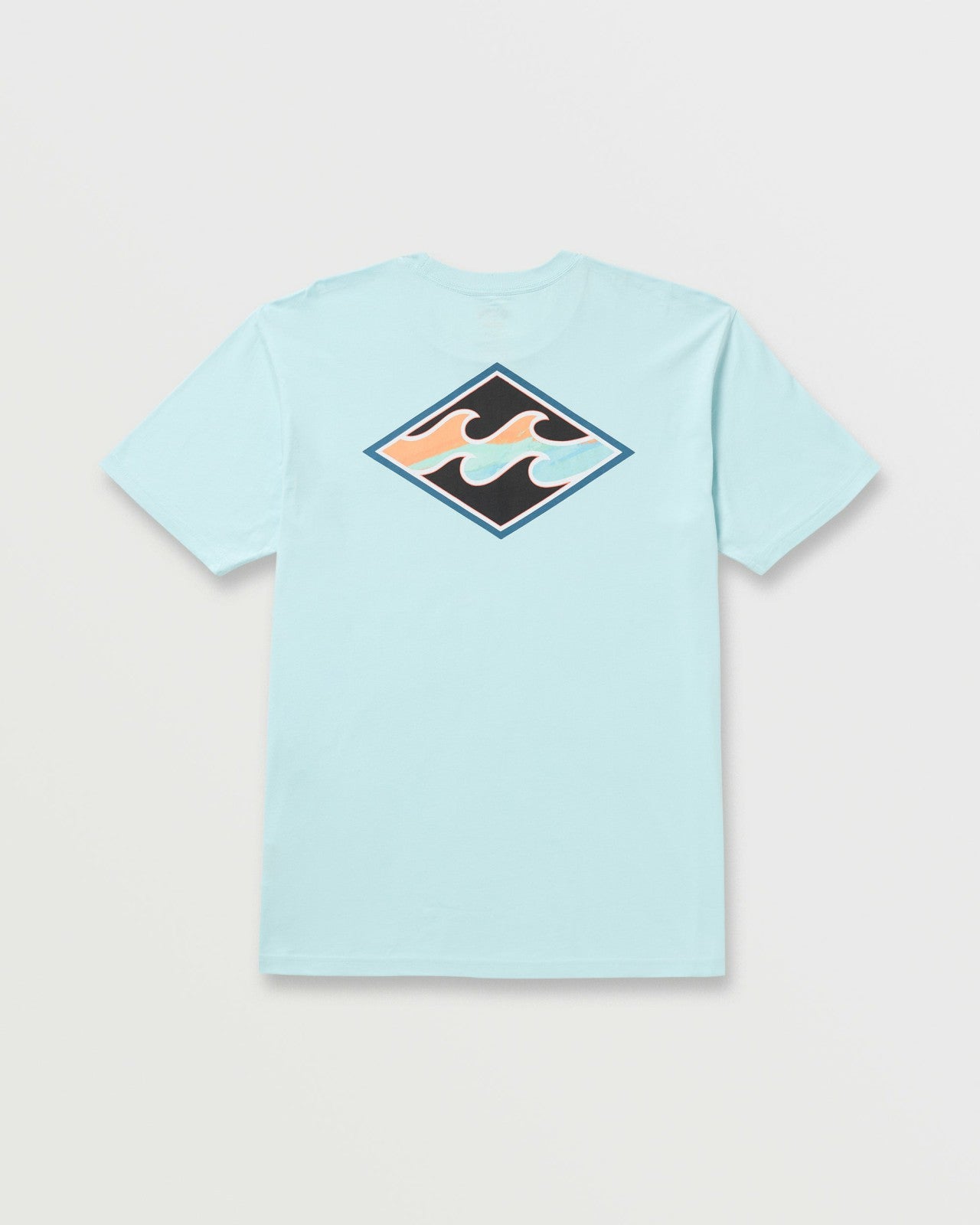 Crayon Wave Premium Tee - Coastal Blue