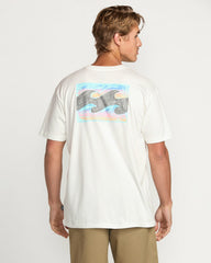 Crayon Wave Premium Tee - Off White