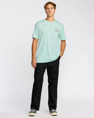 Crayon Wave Premium Short Sleeve T-Shirt - Sea Glass
