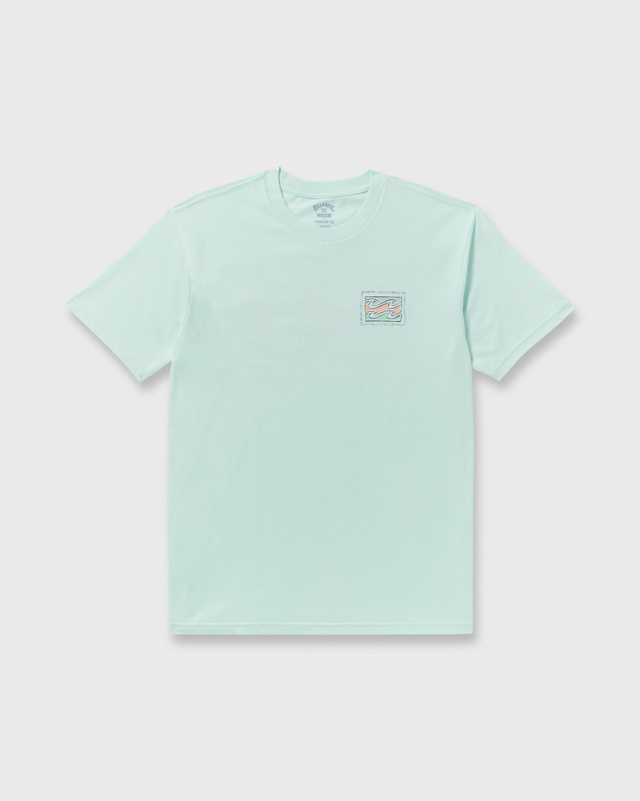 Crayon Wave Premium Short Sleeve T-Shirt - Sea Glass