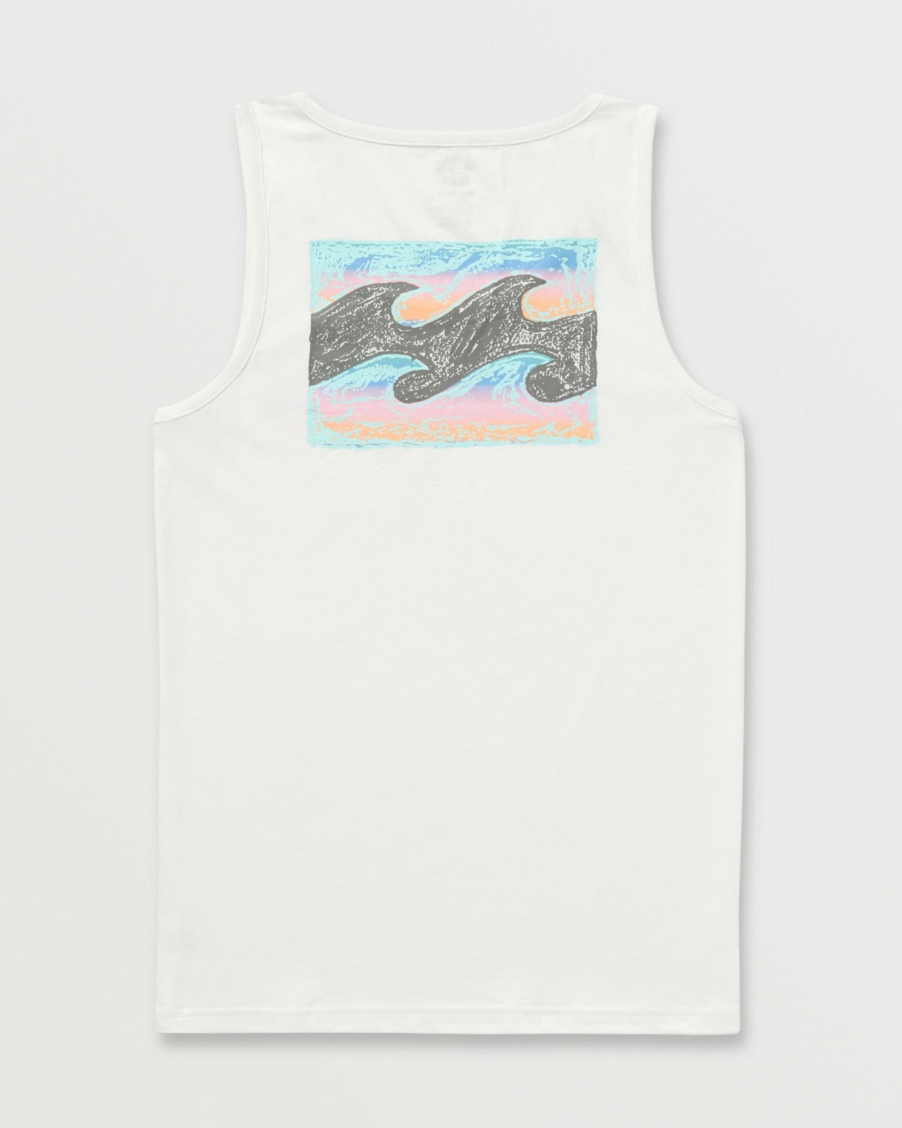 Crayon Wave Premium Tank - Off White