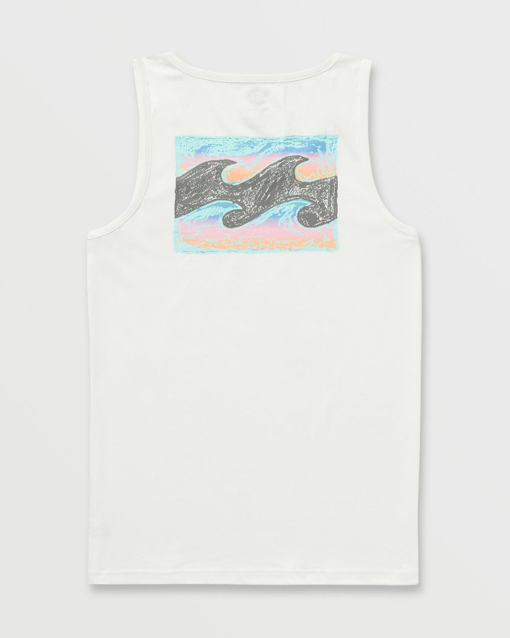 Crayon Wave Premium Tank - Off White