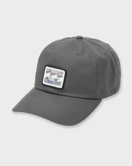Crayon Wave Strapback Hat - Raven