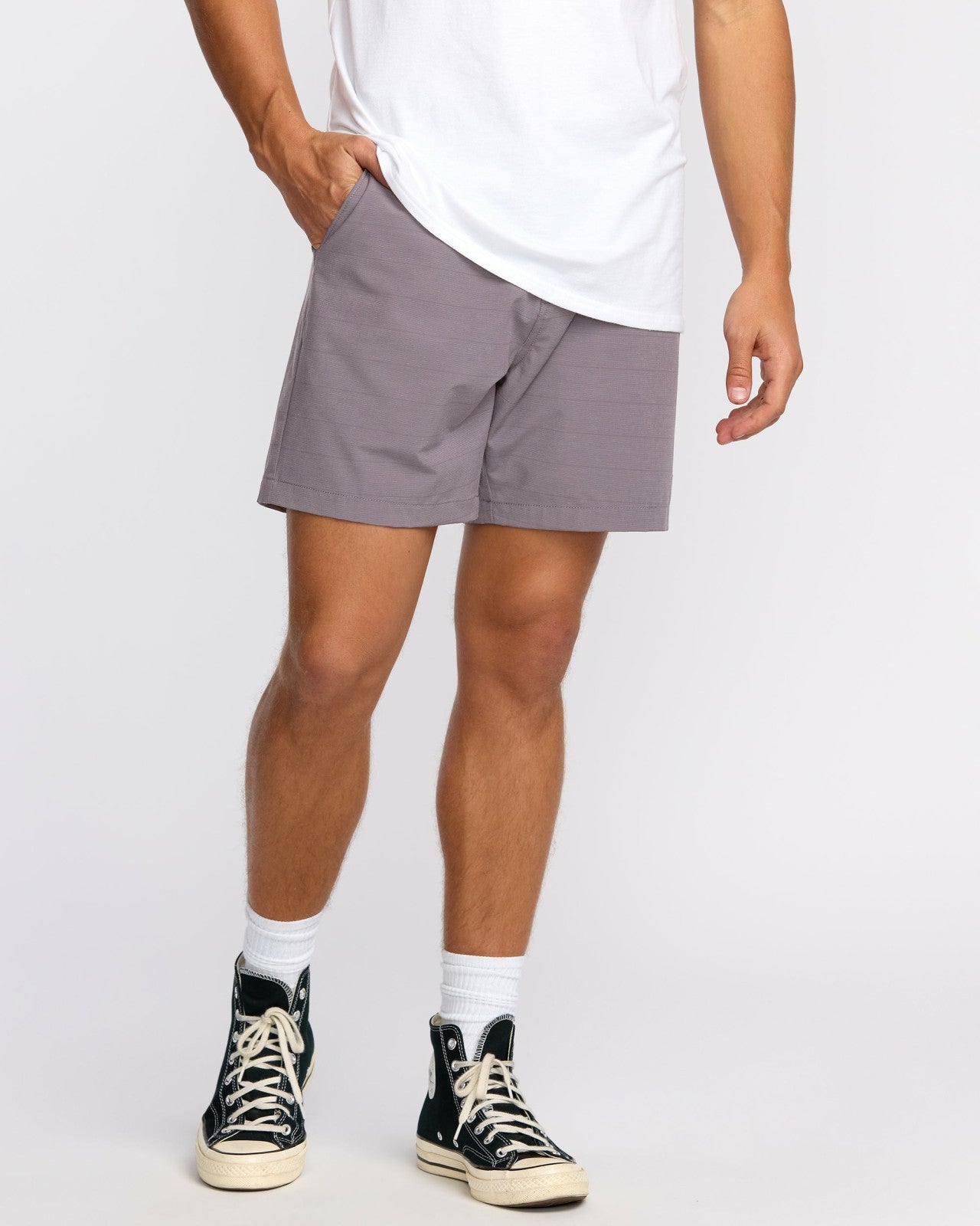 Crossfire Submersible 17" Hybrid Shorts - Purple Ash