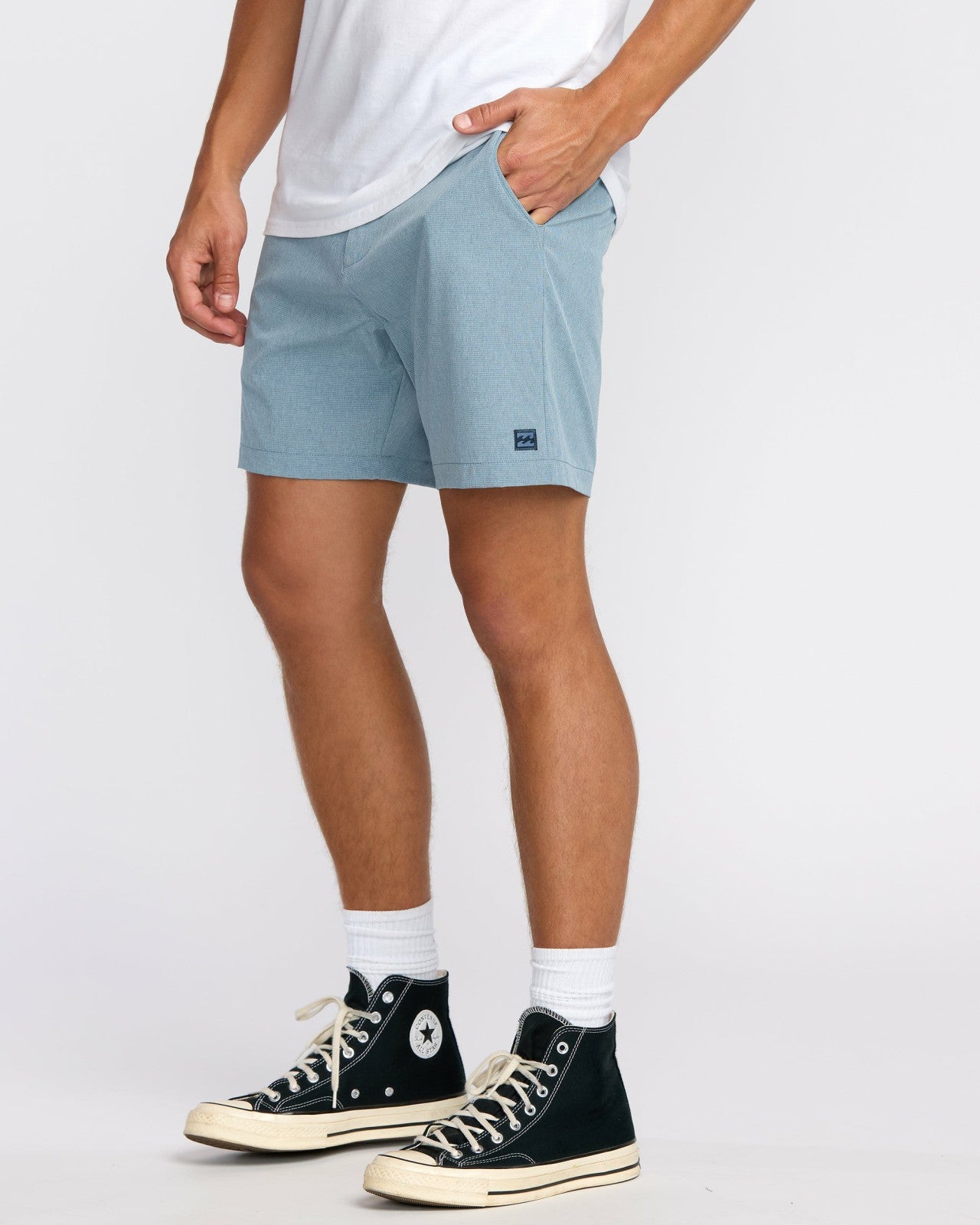 Crossfire Submersible 17" Hybrid Shorts - Slate Blue