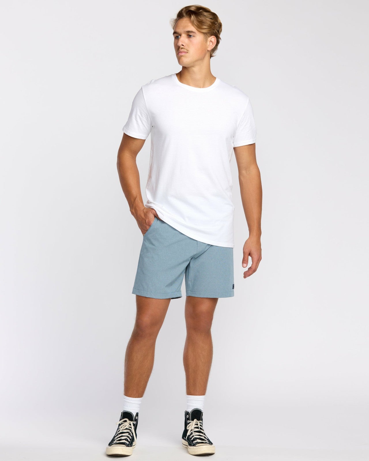 Crossfire Submersible 17" Hybrid Shorts - Slate Blue