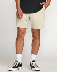 Crossfire Submersible 17" Hybrid Shorts - Sand