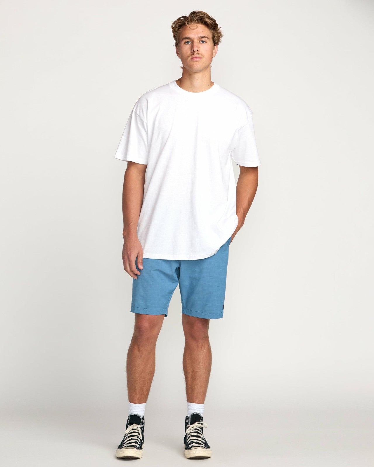 Crossfire Submersible 19" Hybrid Shorts - Carolina Blue