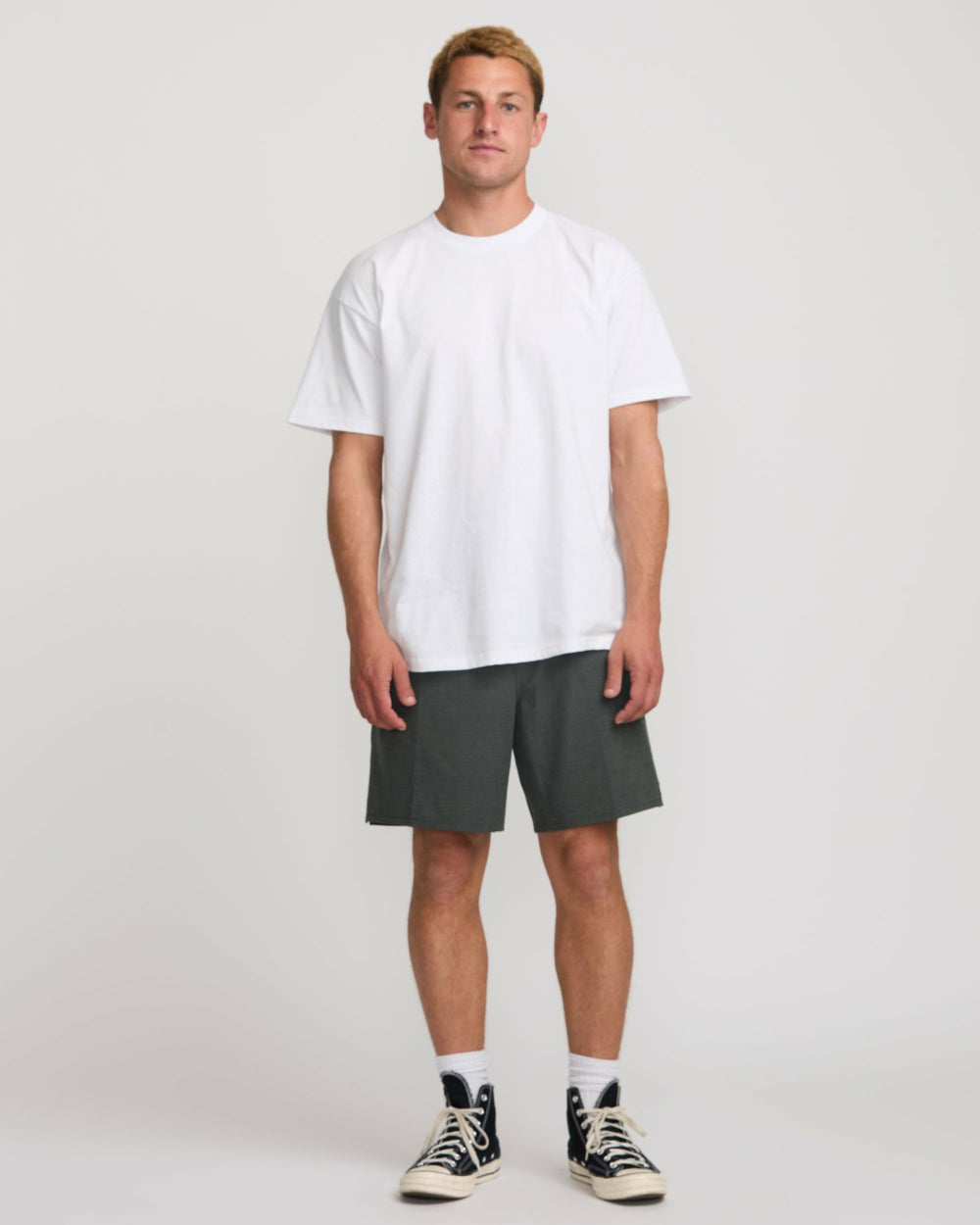 Crossfire Elastic Submersible 18" Hybrid Shorts - Asphalt