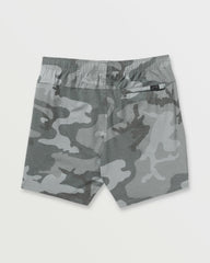 Crossfire Elastic Submersible 18" Hybrid Shorts - Black Camo
