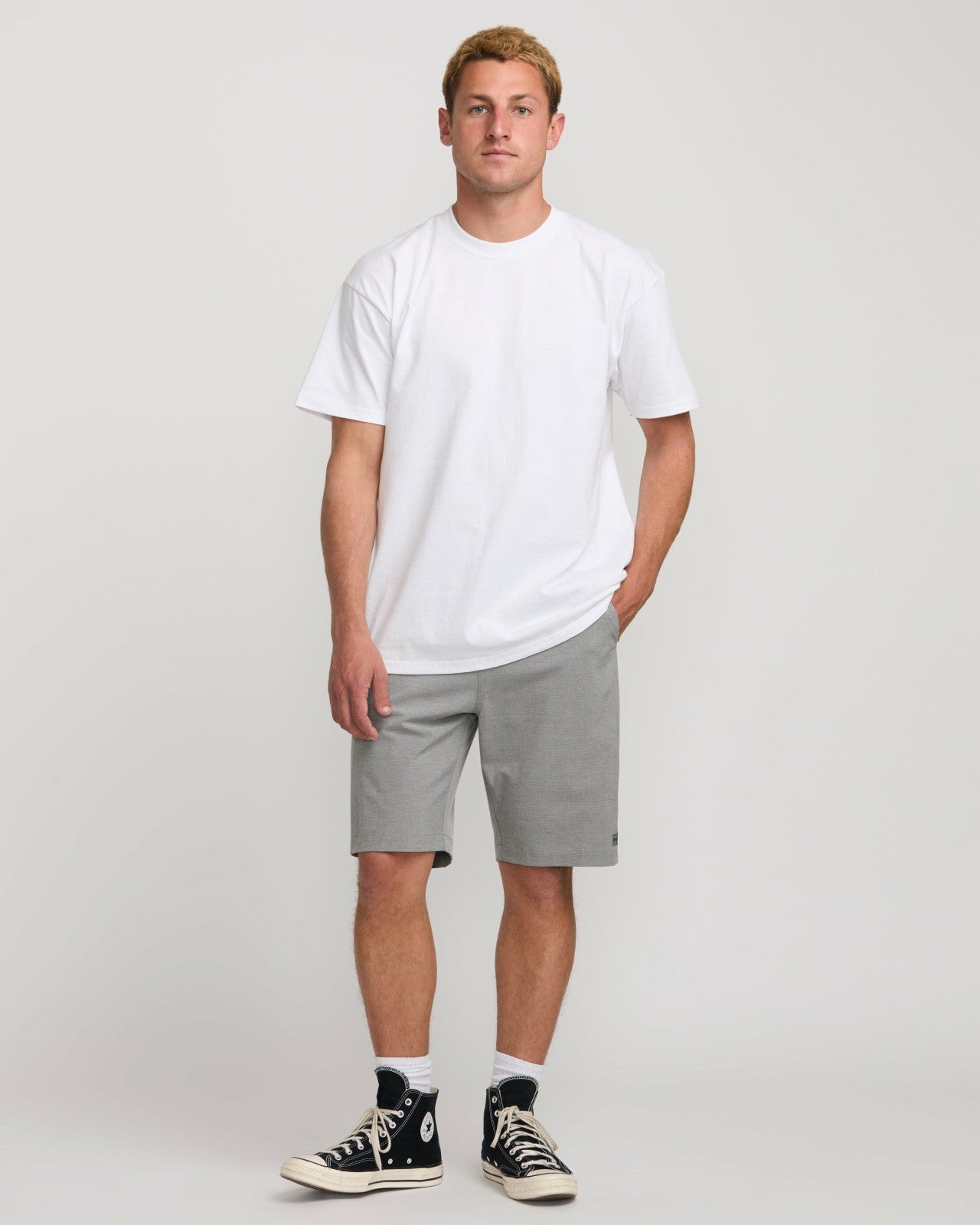 Crossfire Submersible 21" Hybrid Shorts - Gray