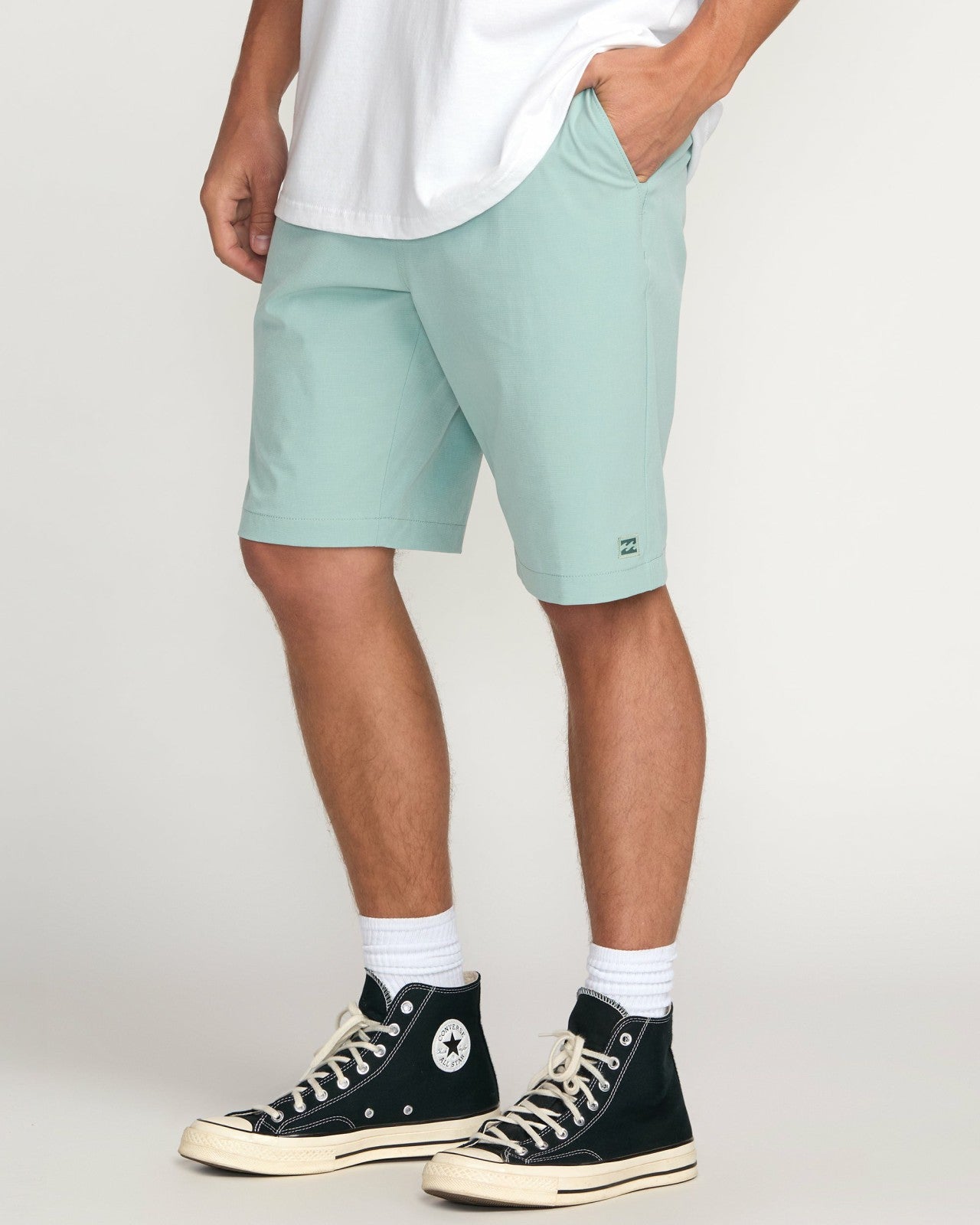 Crossfire Submersible 21" Hybrid Shorts - Seafoam