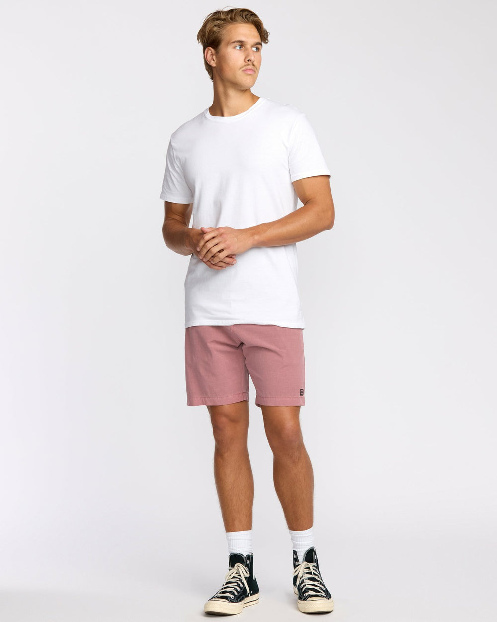 Crossfire Wave Wash Submersible 18" Hybrid Shorts - Dusty Rose