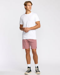 Crossfire Wave Wash Submersible 18" Hybrid Shorts - Dusty Rose