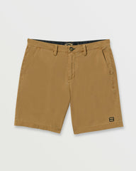 Crossfire Wave Wash Submersible 18" Hybrid Shorts - Tobacco