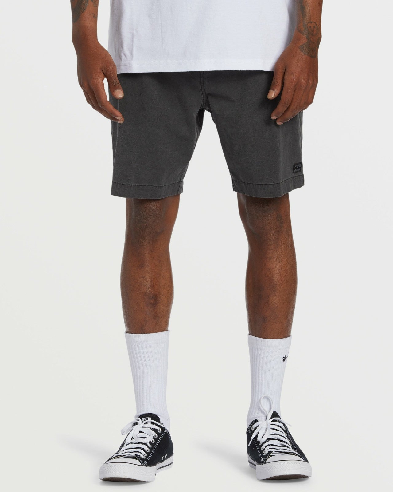 Crossfire Wave Wash Submersible 18" Hybrid Shorts - Washed Black