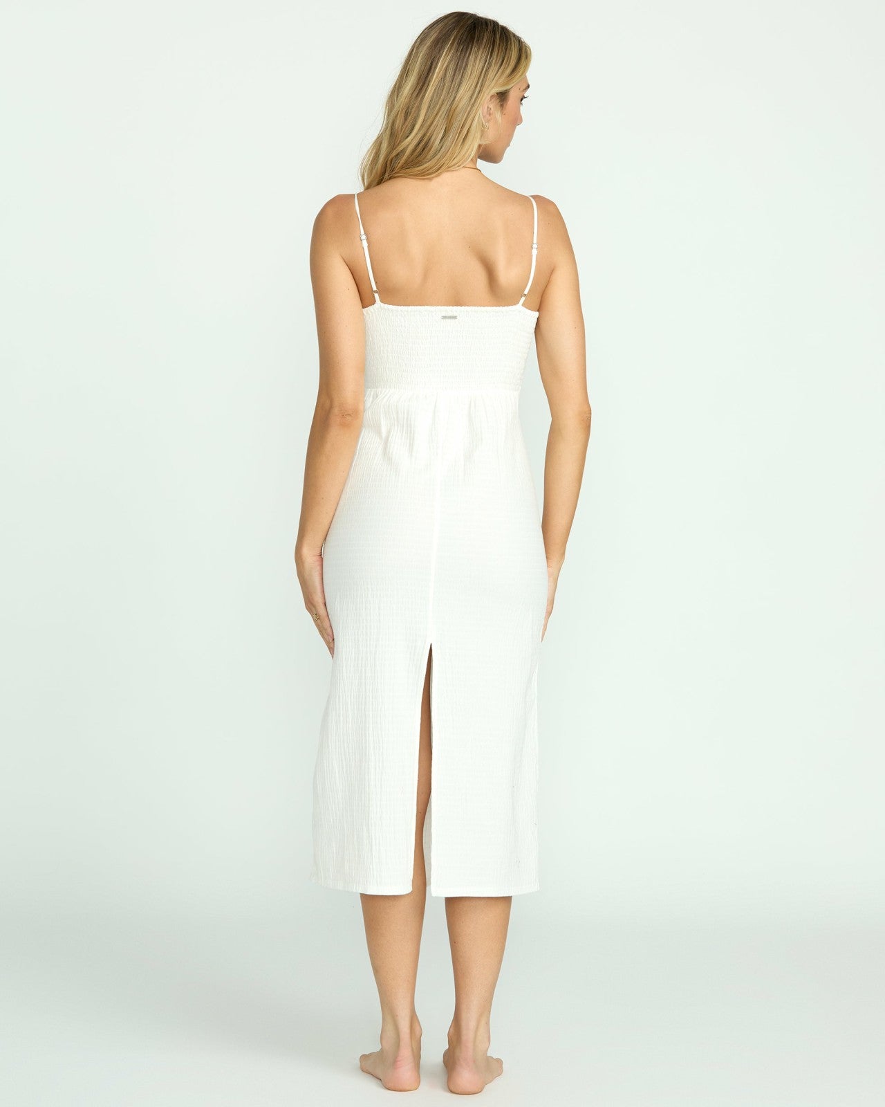 Crystal Clear Midi Dress - Salt Crystal