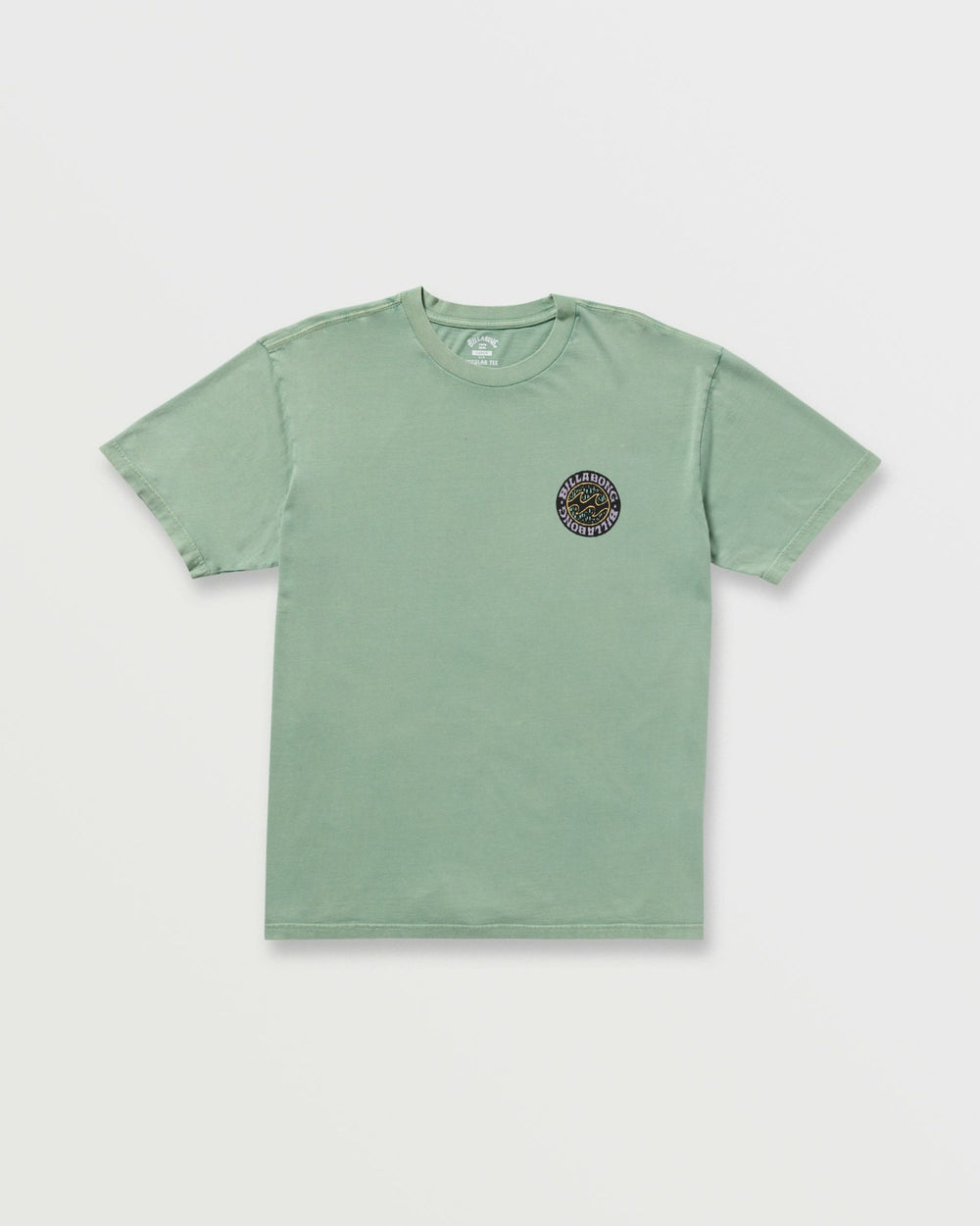 Decal Regular Wave Wash Tee - Mist Green