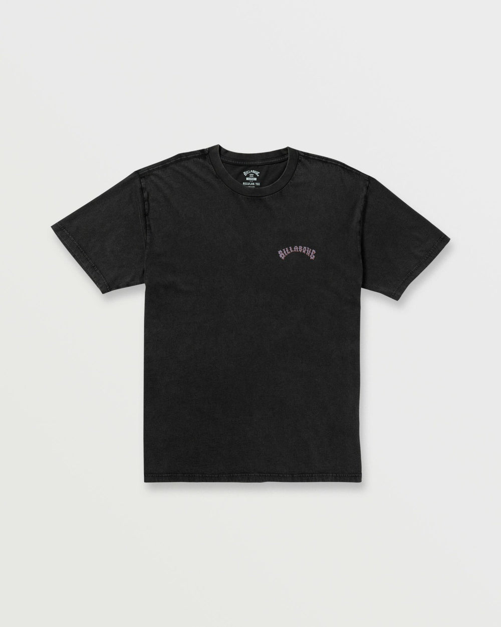 Decal Regular Wave Wash Tee - Washed Black