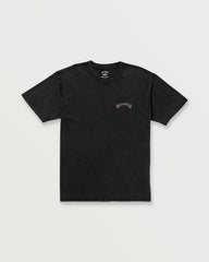 Decal Regular Wave Wash Tee - Washed Black