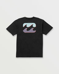 Decal Regular Wave Wash Tee - Washed Black