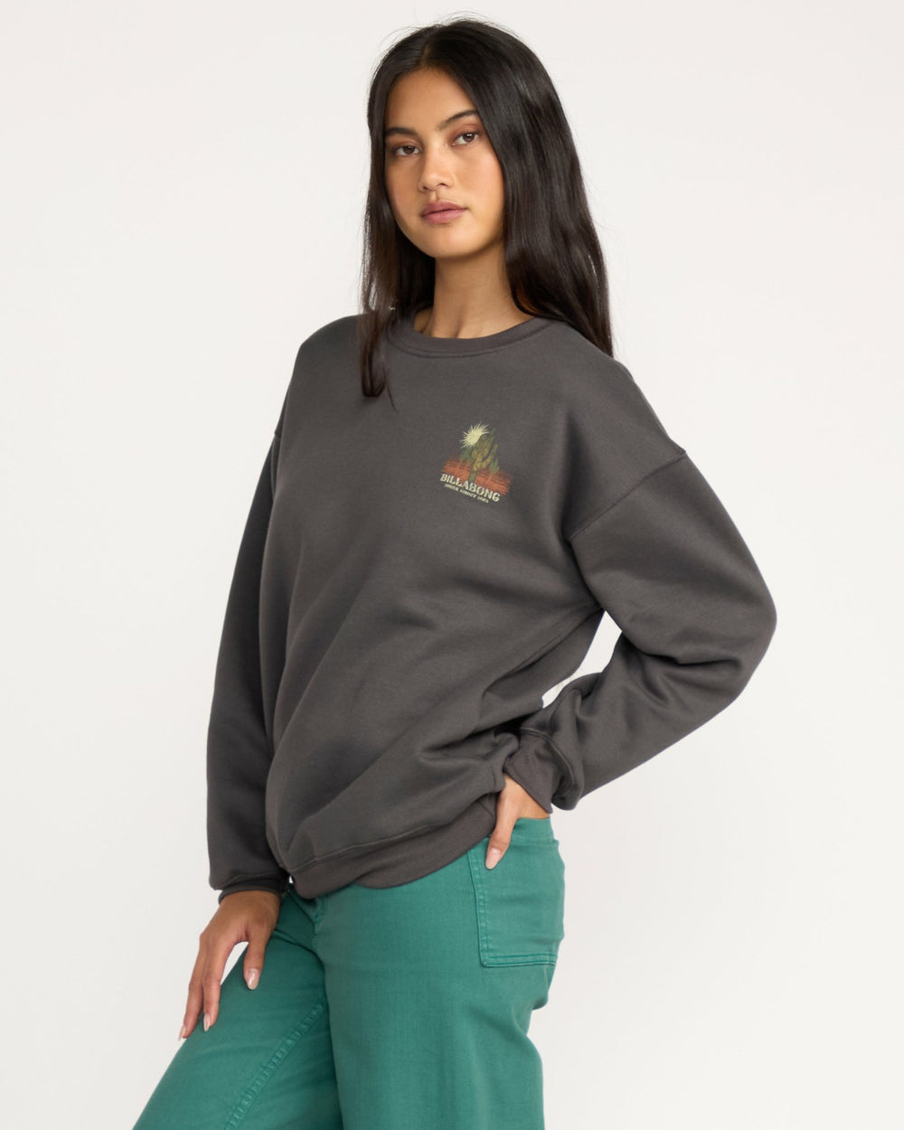 Desert Break Crewneck Sweatshirt - Off Black