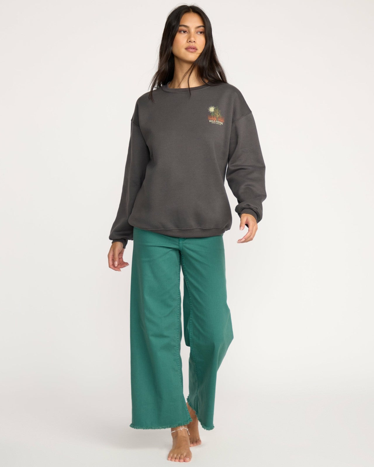 Desert Break Crewneck Sweatshirt - Off Black