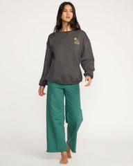 Desert Break Crewneck Sweatshirt - Off Black