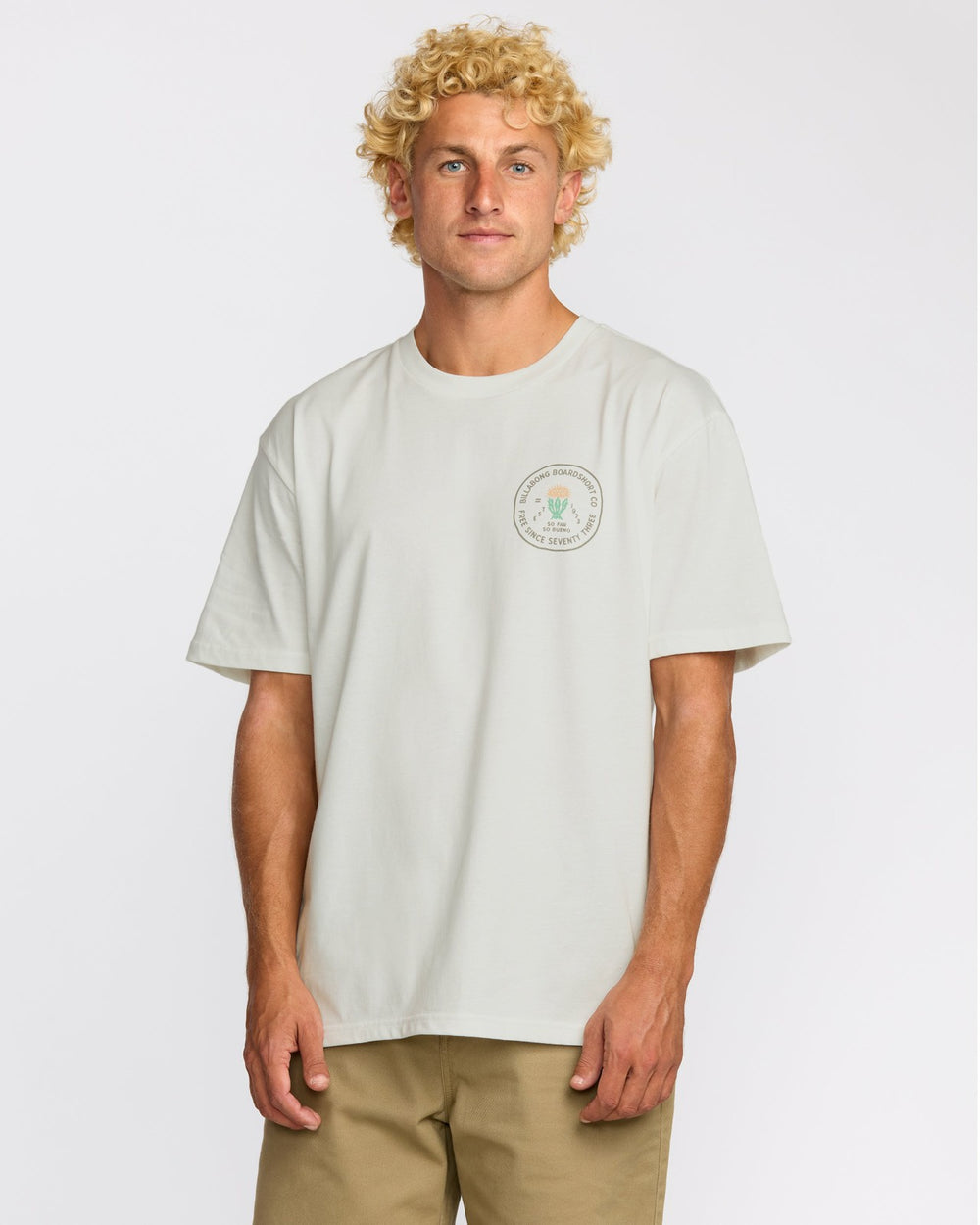 Desert Flower Regular Short Sleeve T-Shirt - Off White