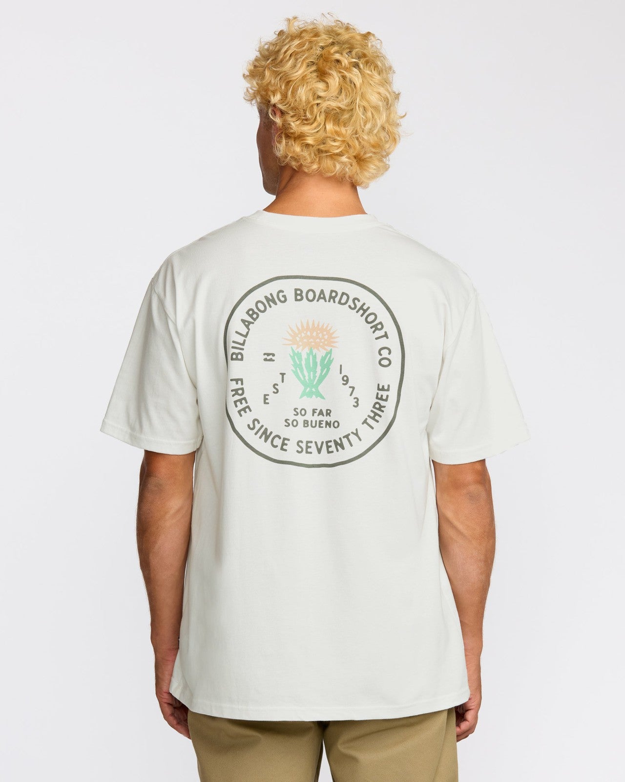 Desert Flower Regular Short Sleeve T-Shirt - Off White