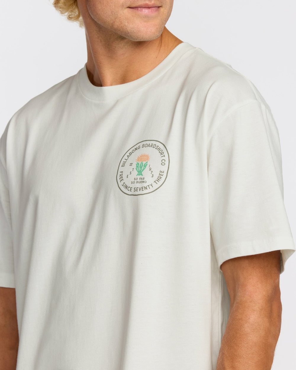 Desert Flower Regular Short Sleeve T-Shirt - Off White