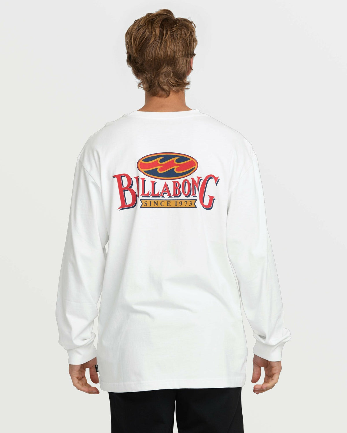 Double Spread OG Long Sleeve Tee - White