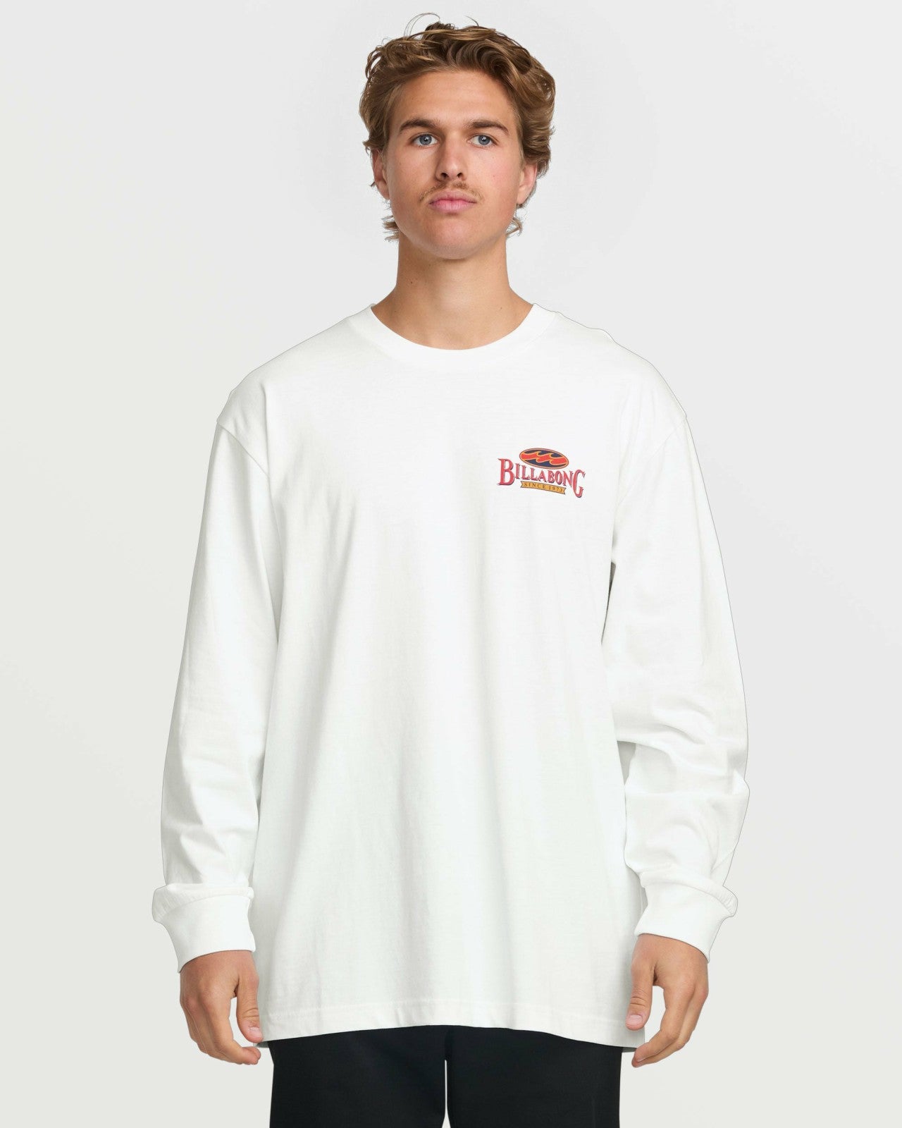 Double Spread OG Long Sleeve Tee - White