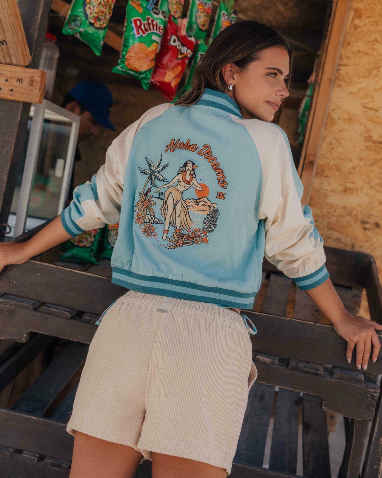 Dream Vacation Jacket - Misty Blue