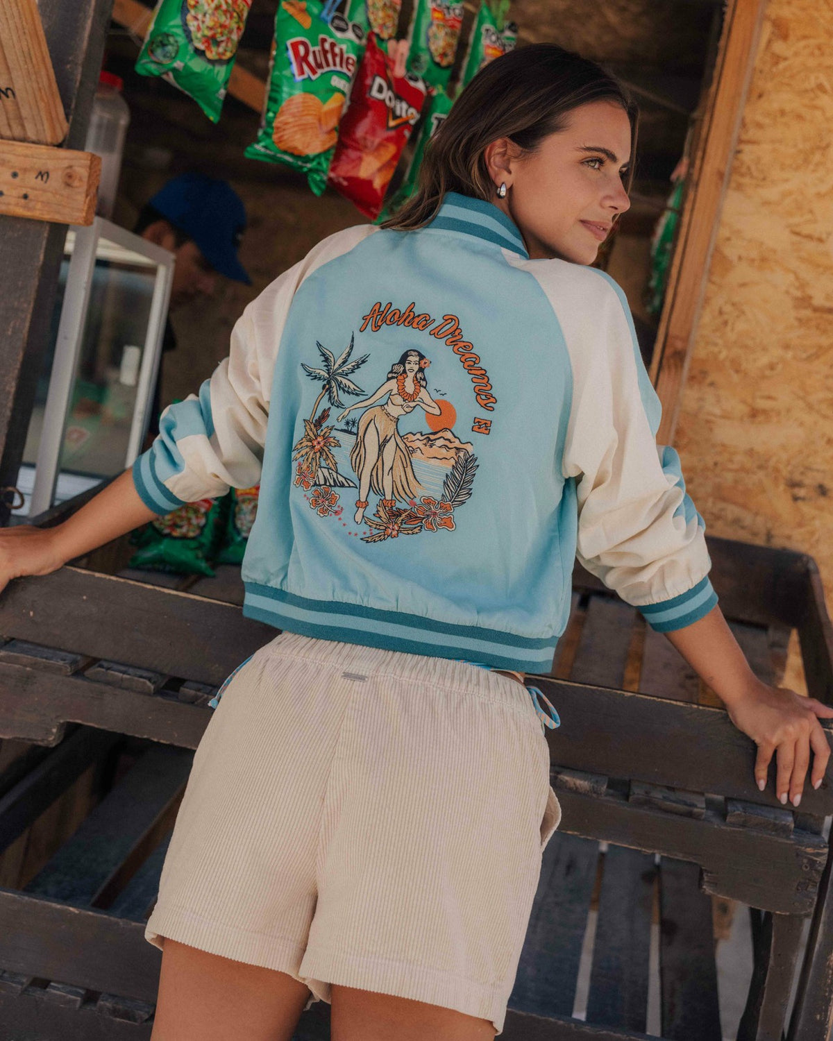 Dream Vacation Jacket - Misty Blue