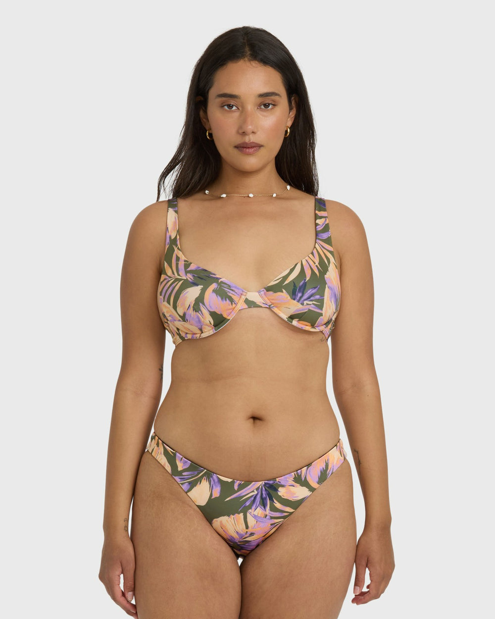 Drifting Coast Reversible Tropic Bikini Bottom - Luv Army